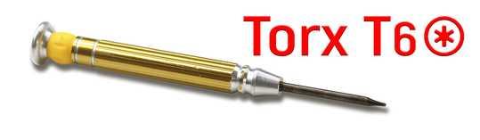 Chave de fendas Torx T6