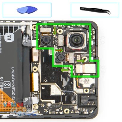 How to disassemble Xiaomi POCO X5 Pro, Step 16/1