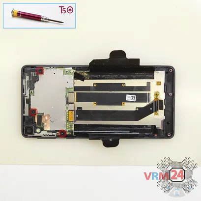 How to disassemble Sony Xperia E5, Step 8/1