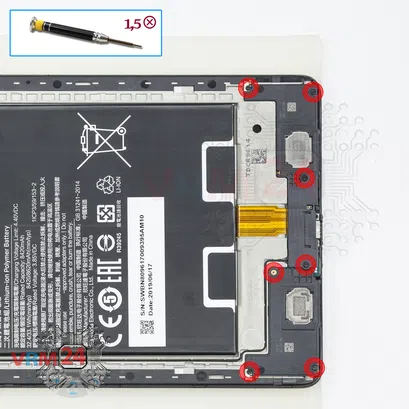 How to disassemble Xiaomi MiPad 4 Plus, Step 6/1