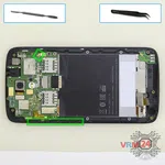 How to disassemble HTC Desire 326G, Step 9/1