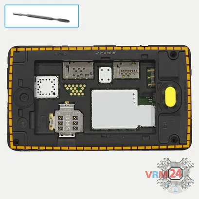 How to disassemble Nokia Asha 501 RM-902, Step 4/1