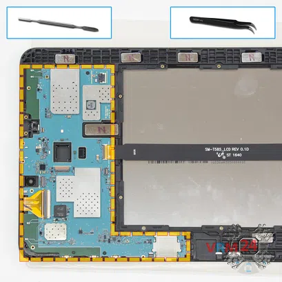 Como desmontar Samsung Galaxy Tab A 10.1'' (2016) SM-T585 por si mesmo, Passo 22/1