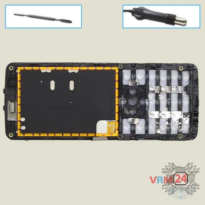 How to disassemble Samsung Utopia GT-S5611, Step 8/1