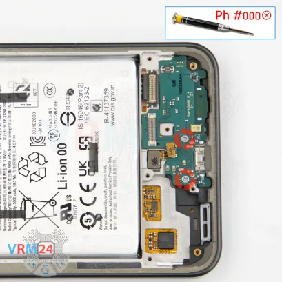 How to disassemble Samsung Galaxy A36 SM-A366, Step 11/1
