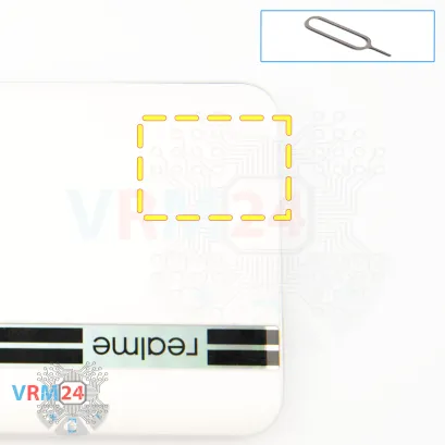 How to disassemble Realme GT Neo 5 SE, Step 2/1