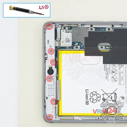 Cómo desmontar Huawei MediaPad M3 Lite 8", Paso 12/1
