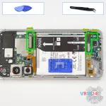 How to disassemble Samsung Galaxy S24 FE SM-S721, Step 10/1