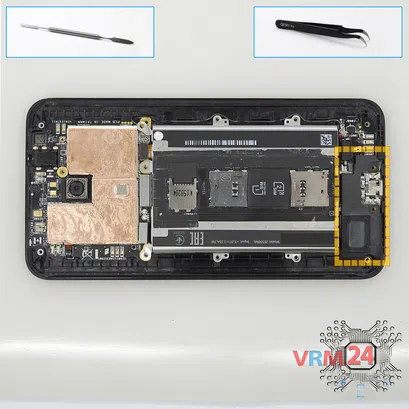 How to disassemble Asus ZenFone 2 ZE550ML, Step 4/1