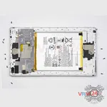 Как разобрать Lenovo Tab 4 TB-8504X, Шаг 5/2
