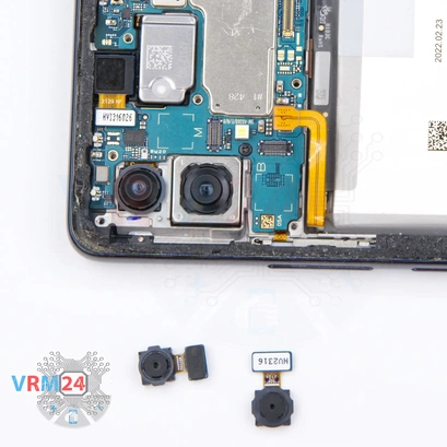 Cómo desmontar Samsung Galaxy A53 SM-A536, Paso 14/2