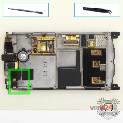 Cómo desmontar Samsung Wave 2 GT-S8530, Paso 18/1