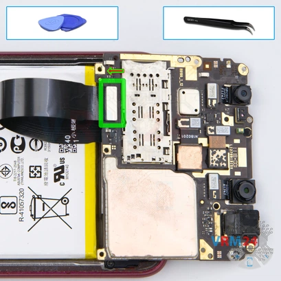 Como desmontar Asus ZenFone 5 Lite ZC600KL por si mesmo, Passo 13/1