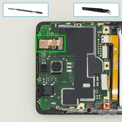 How to disassemble Nokia 5.1 TA-1075, Step 13/1