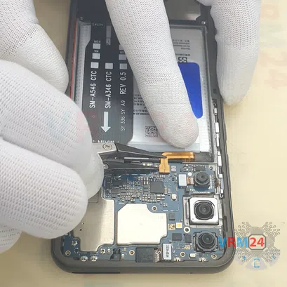 Cómo desmontar Samsung Galaxy A34 SM-A346, Paso 6/2