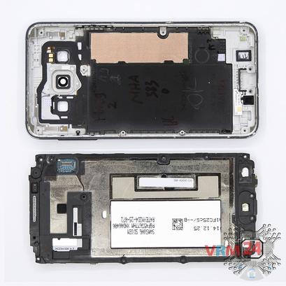 How to disassemble Samsung Galaxy A3 SM-A300, Step 3/2