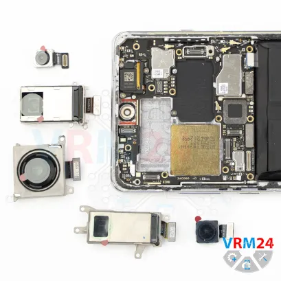 How to disassemble Oppo Find X7 Ultra, Step 18/2