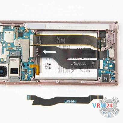 Cómo desmontar Samsung Galaxy Note 20 Ultra SM-N985, Paso 11/2