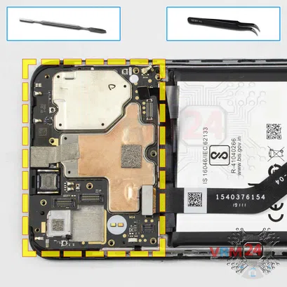 How to disassemble Meizu Note 9 M923H, Step 16/1