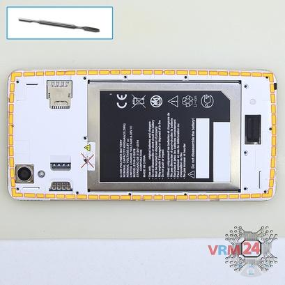 How to disassemble ZTE Blade X3 A452, Step 3/1