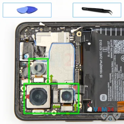 Cómo desmontar Xiaomi 14T Pro, Paso 13/1