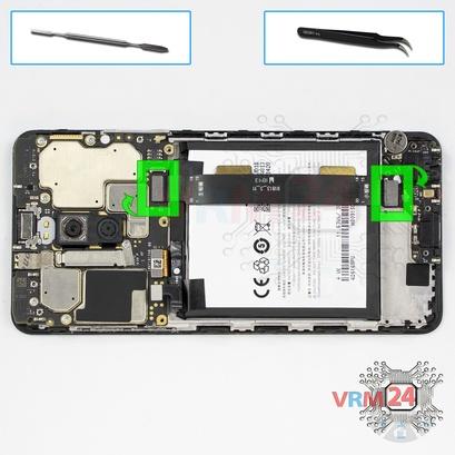 How to disassemble Meizu M8 M813H, Step 8/1