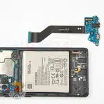 Cómo desmontar Samsung Galaxy A71 5G SM-A7160, Paso 12/2