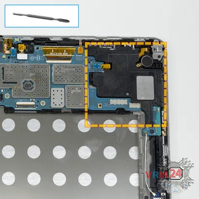Cómo desmontar Samsung Galaxy Note Pro 12.2'' SM-P905, Paso 15/1
