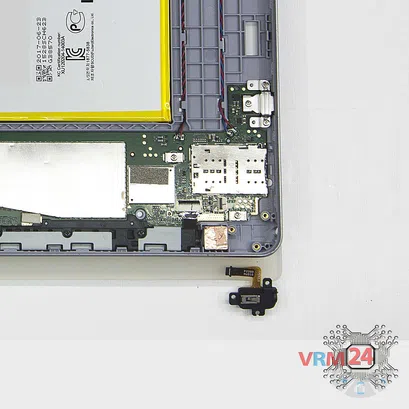 Cómo desmontar Huawei MediaPad T3 (10''), Paso 7/2