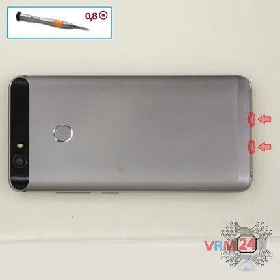 How to disassemble Huawei Nova, Step 2/1