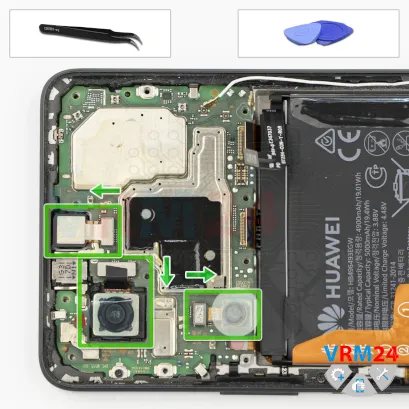 How to disassemble Huawei Nova 11i, Step 12/1