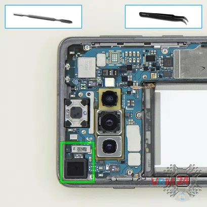 How to disassemble Samsung Galaxy S10 SM-G973, Step 7/1