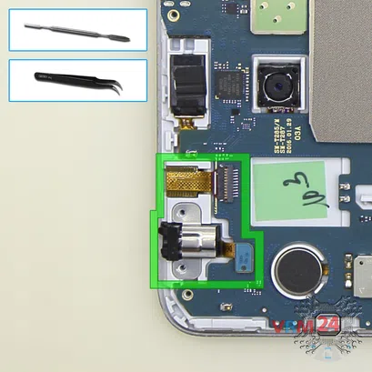 Cómo desmontar Samsung Galaxy Tab A 7.0'' SM-T285, Paso 7/1