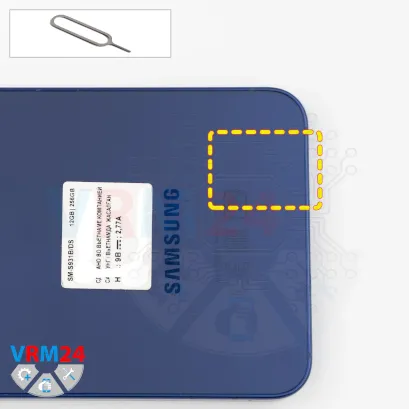 How to disassemble Samsung Galaxy S25 SM-S931, Step 2/1