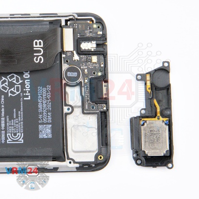 How to disassemble Xiaomi Redmi Note 10, Step 8/2