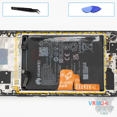 Cómo desmontar Huawei Nova 13, Paso 19/1