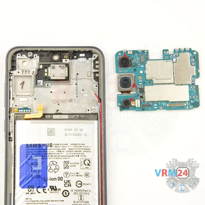 How to disassemble Samsung Galaxy A35 5G SM-A356, Step 17/2