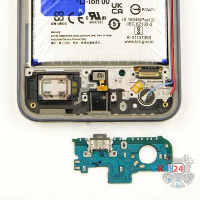 How to disassemble Samsung Galaxy A35 5G SM-A356, Step 13/2