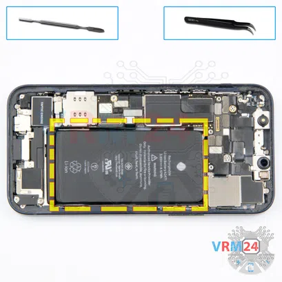 Como desmontar Apple iPhone 12 mini por si mesmo, Passo 8/1