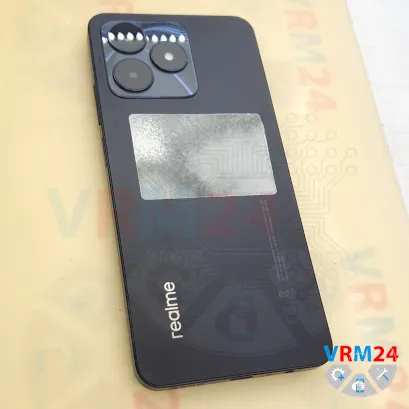 How to disassemble Realme C53, Step 1/1