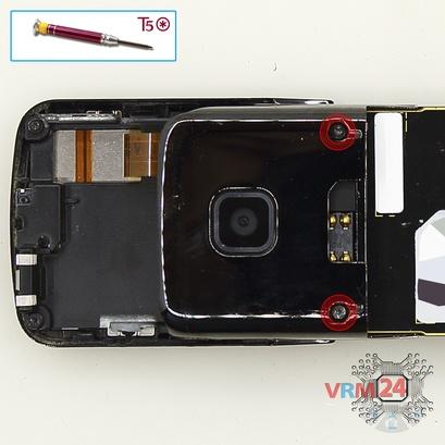 How to disassemble Nokia 8600 LUNA RM-164, Step 12/1