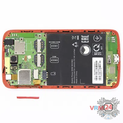 How to disassemble Lenovo S820, Step 5/2