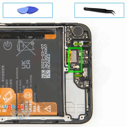 How to disassemble Honor X6, Step 14/1