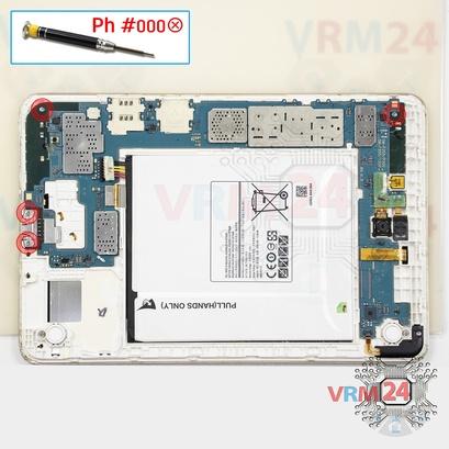 How to disassemble Samsung Galaxy Tab A 8.0'' SM-T355, Step 9/1
