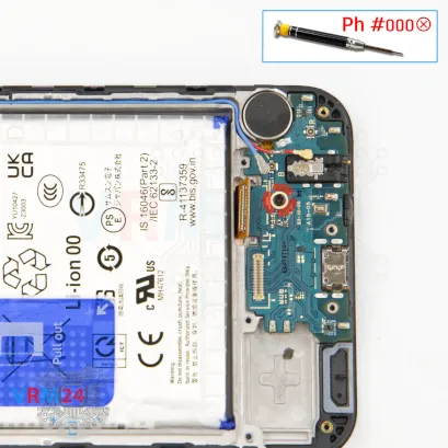 Как разобрать Samsung Galaxy А15 SM-A155, Шаг 12/1