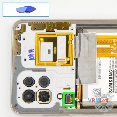 How to disassemble Samsung Galaxy M32 SM-M325, Step 5/1
