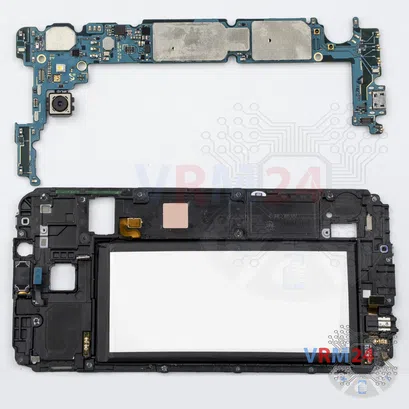 Cómo desmontar Samsung Galaxy A8 (2016) SM-A810S, Paso 11/2