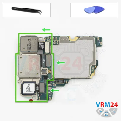 How to disassemble Samsung Galaxy S25 SM-S931, Step 17/1