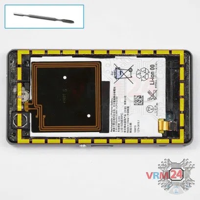 How to disassemble Sony Xperia Z1 Compact, Step 7/1