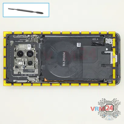 How to disassemble Huawei Mate 20 Pro, Step 5/1